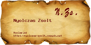 Nyolczas Zsolt névjegykártya